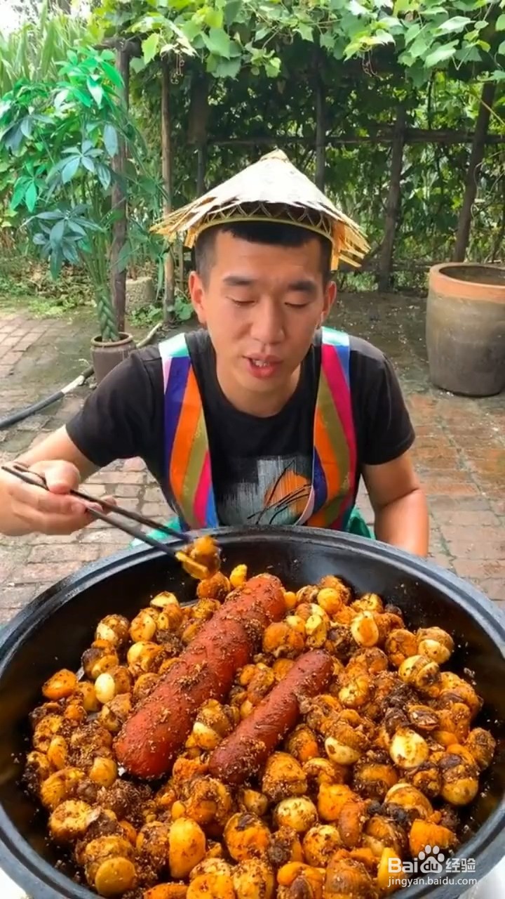 孜然“活珠子”的做法