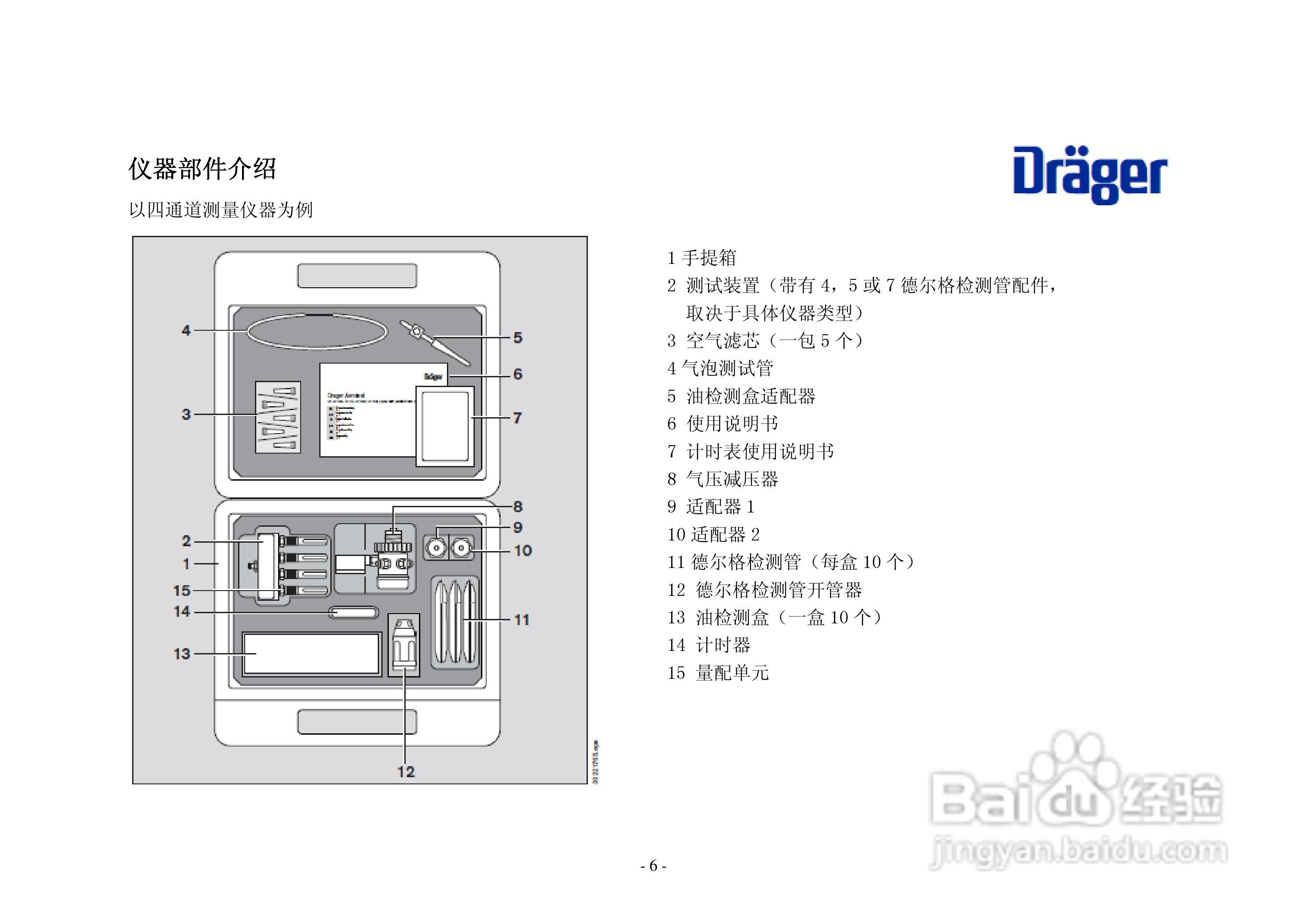 德尔格压缩空气质量检测仪使用说明书