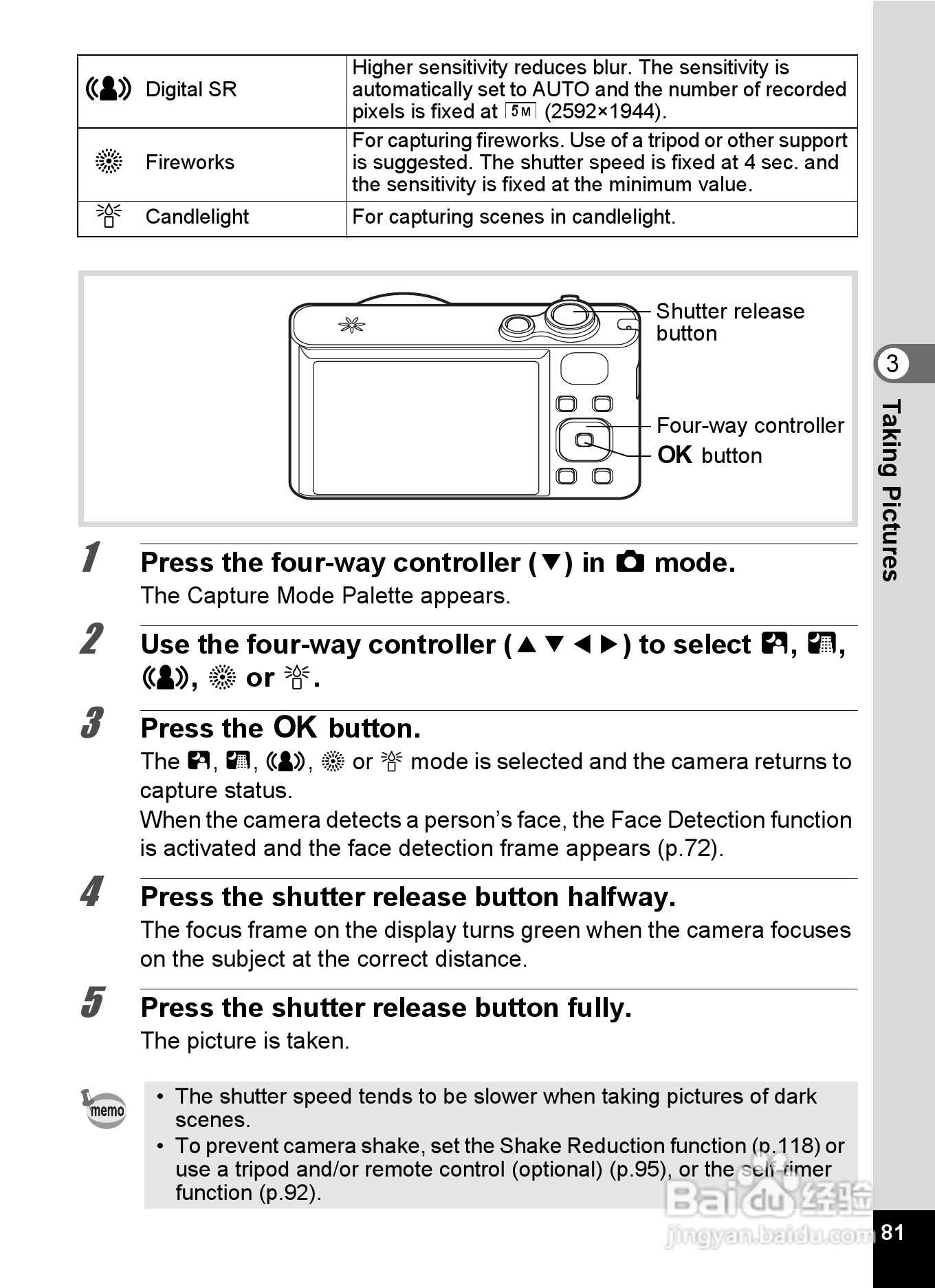 宾得Optio RZ18数码相机使用说明书:[9]