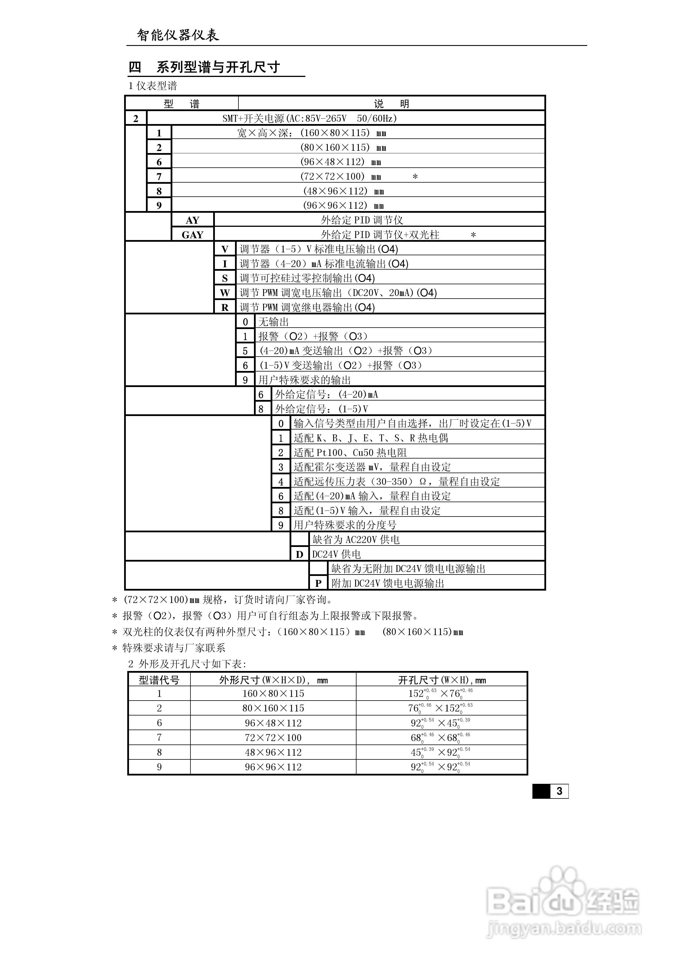 东辉DY2000-(AY)外给定PID调节器说明书