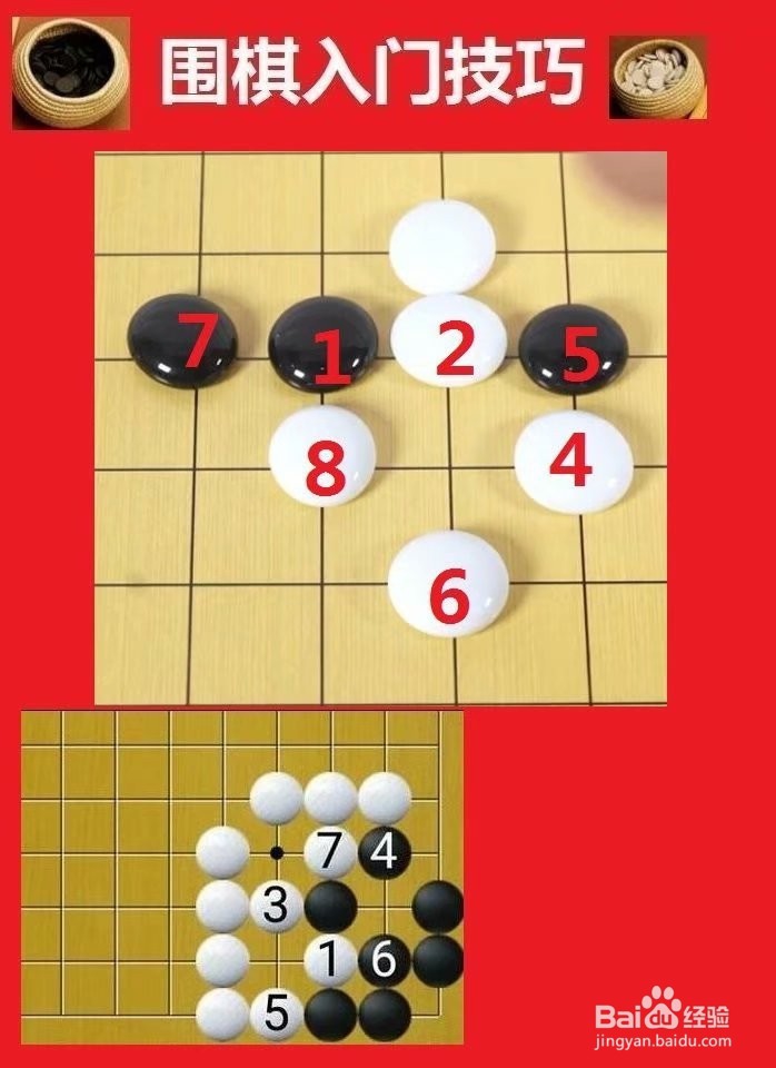 如何下围棋之围棋入门技巧知识