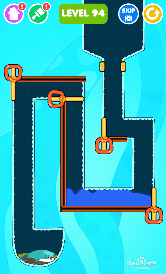 Save The Fish的LEVEL 94如何过关？