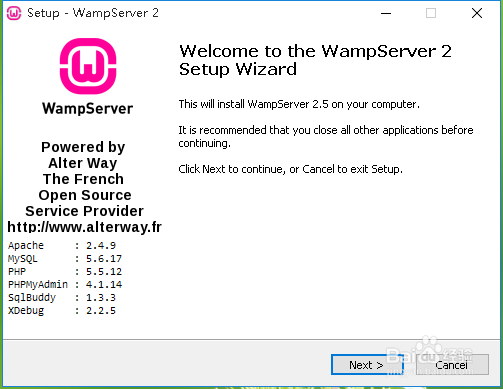 如何安装php开发环境，安装wampserver