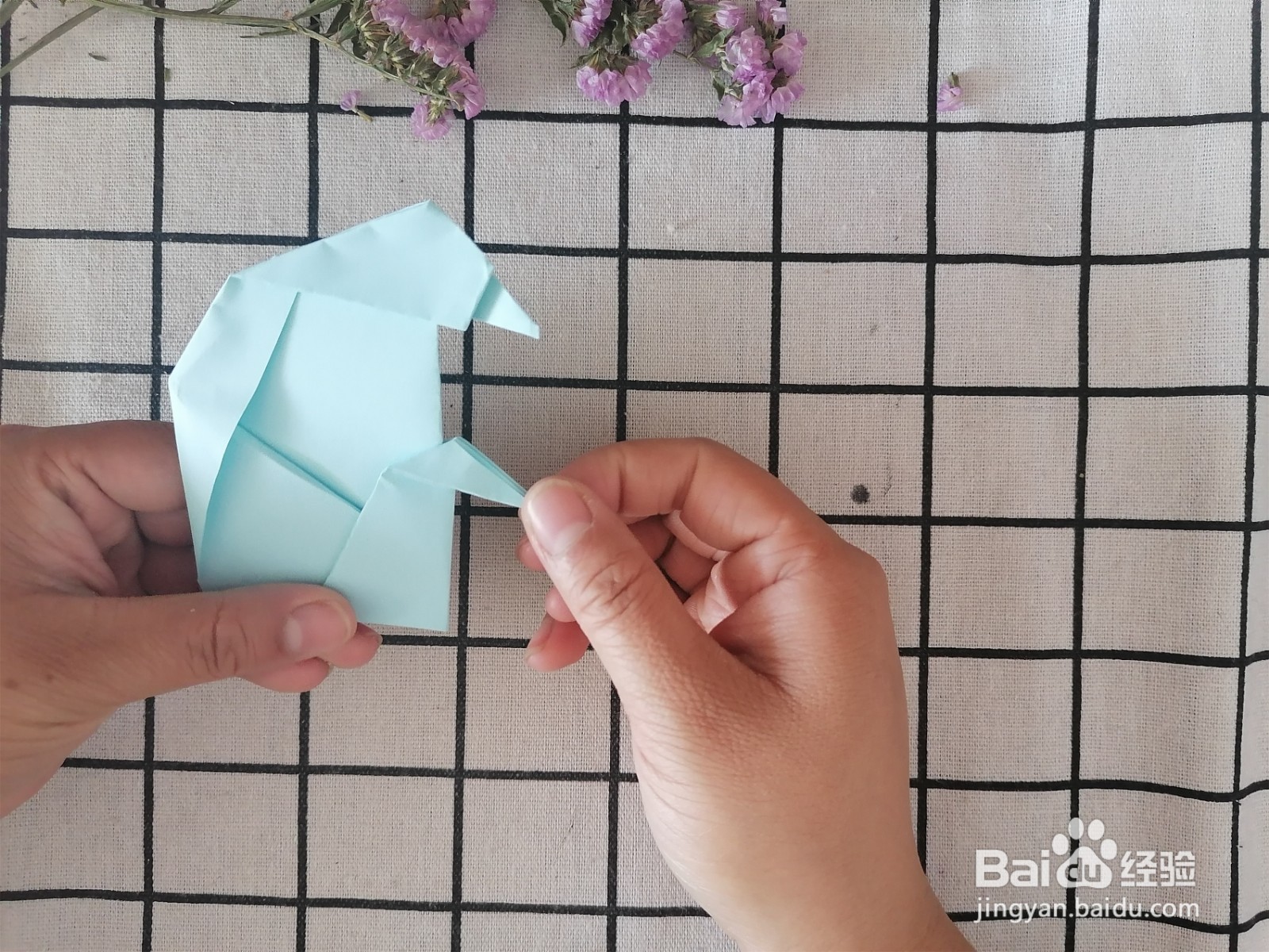 亲子企鹅折纸手工