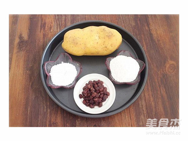 蜜豆土豆饼的做法