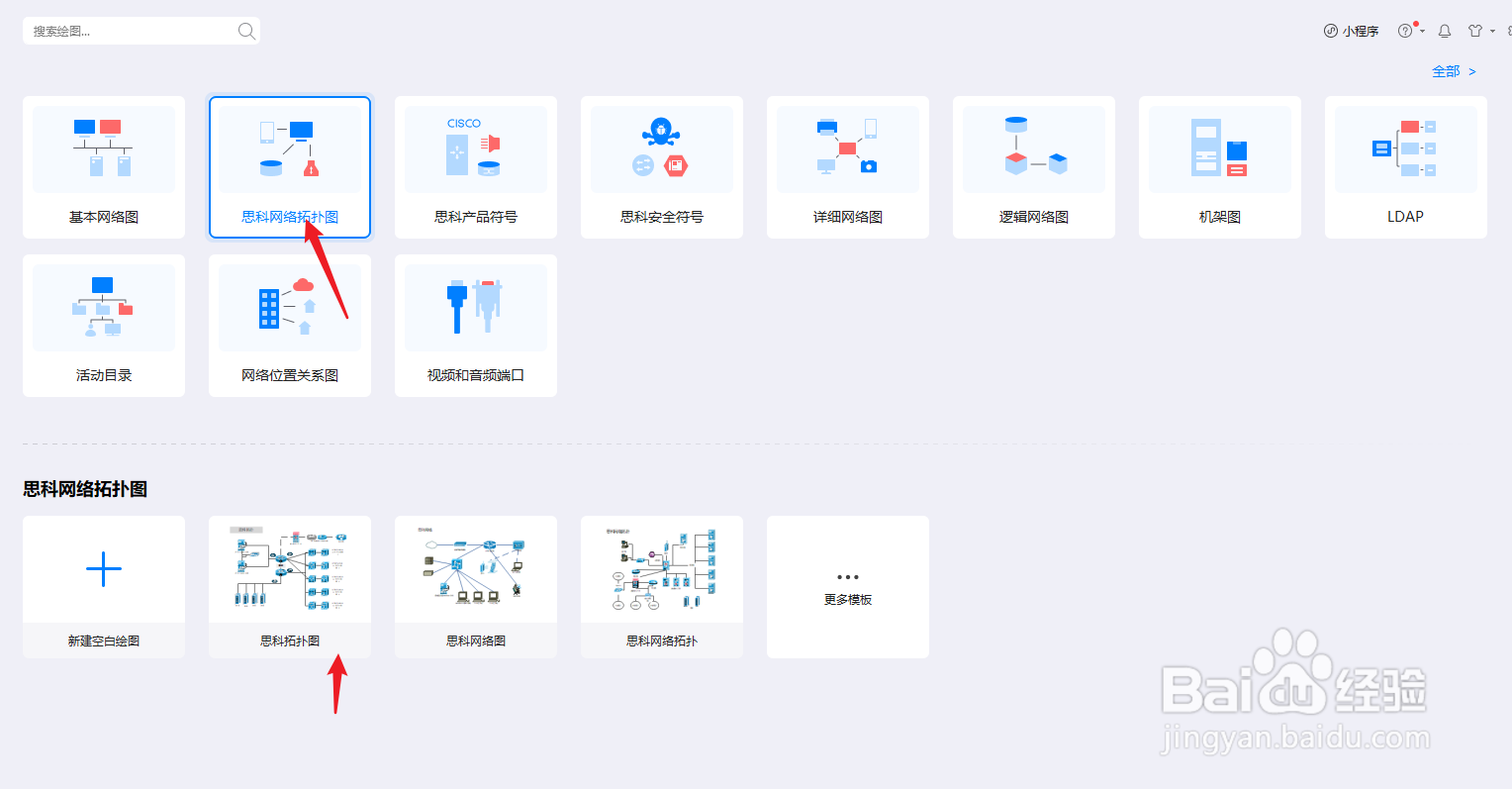 亿图图示如何绘制“思科拓扑图”