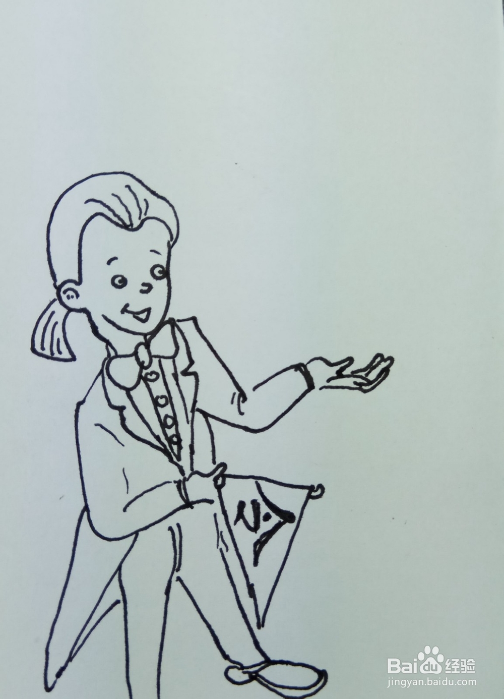 怎样画简笔画“号令小鸟”