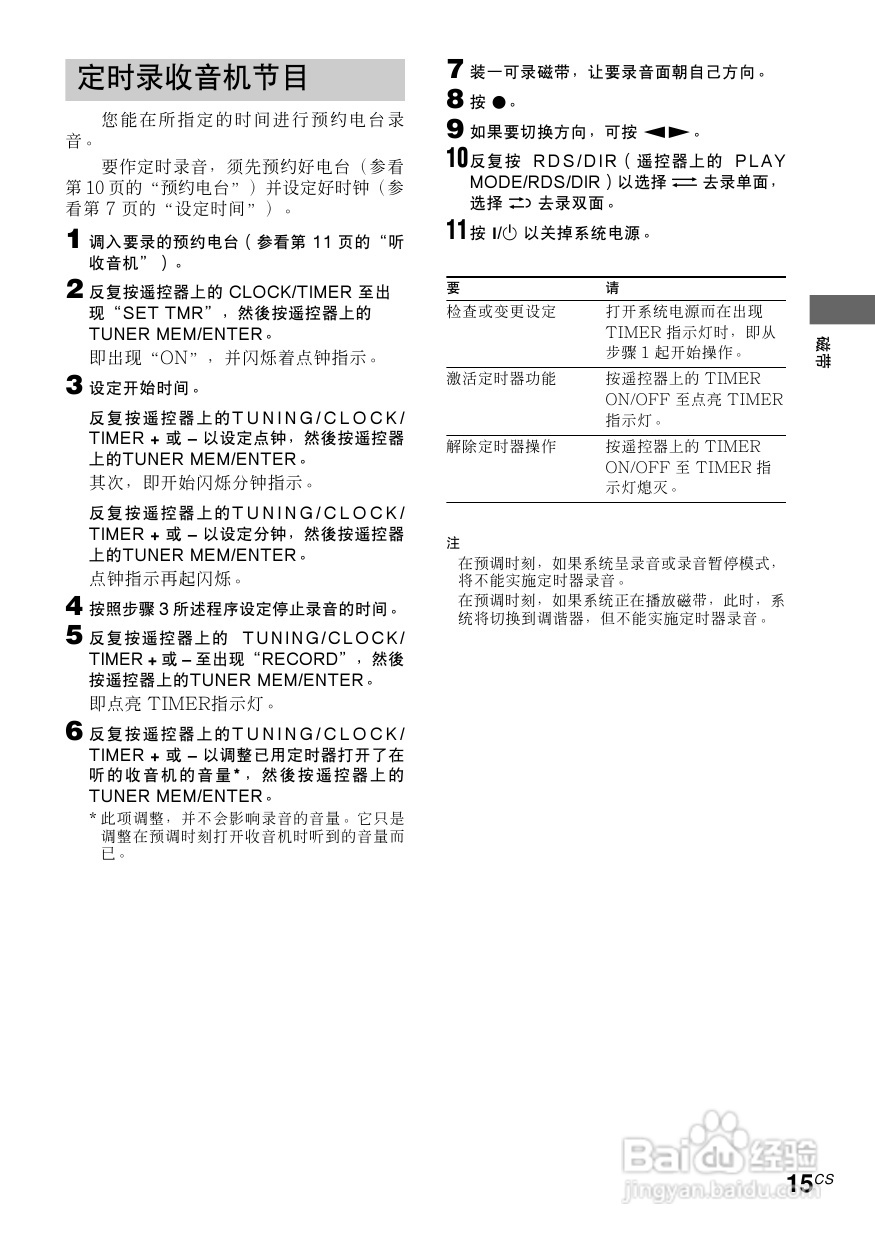 索尼CMT-EP50迷你组合音响使用说明书:[2]