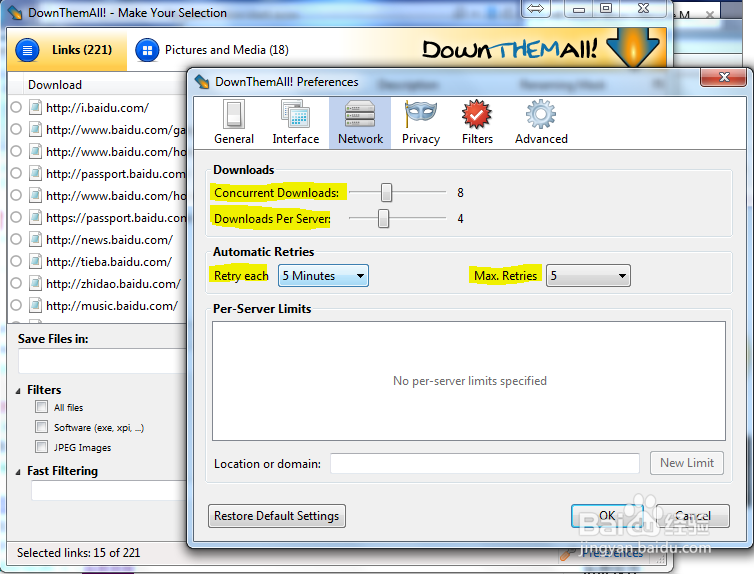 玩转Firefox 之 批量下载神器 -downthemall插件