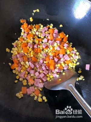 食补养生炒甜玉米胡萝卜的做法
