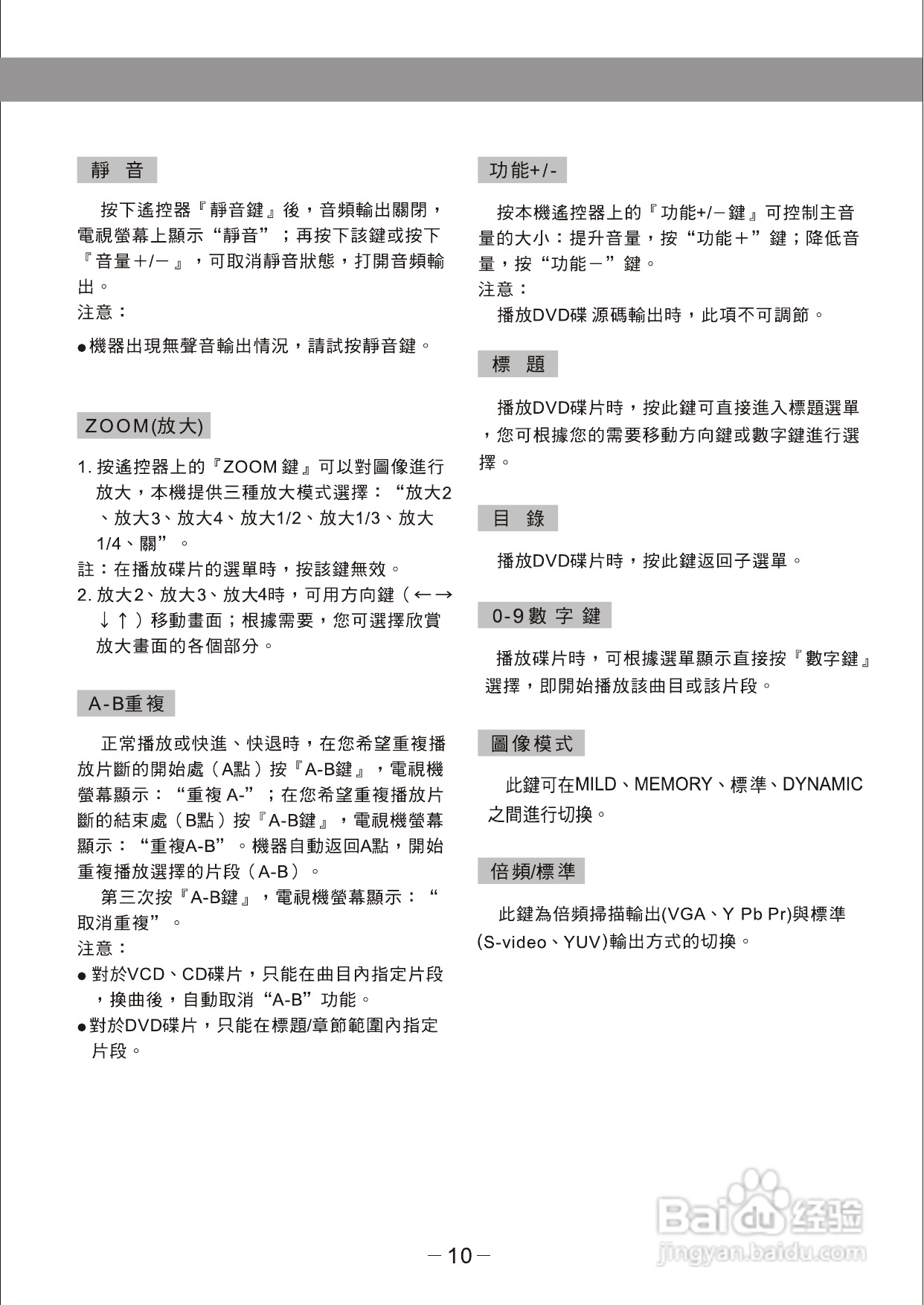 歌林KVD-799SK型数位影音光碟机说明书:[1]