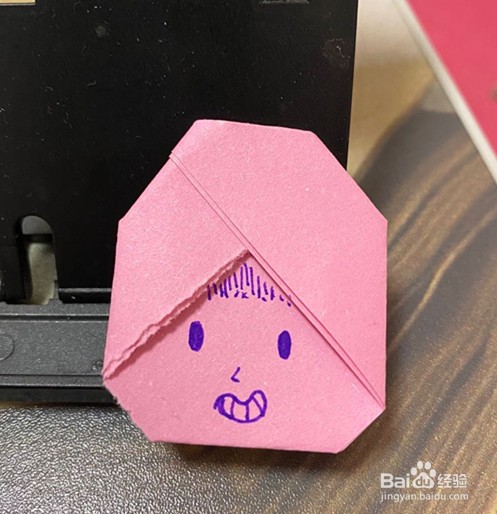 如何折叠小人头