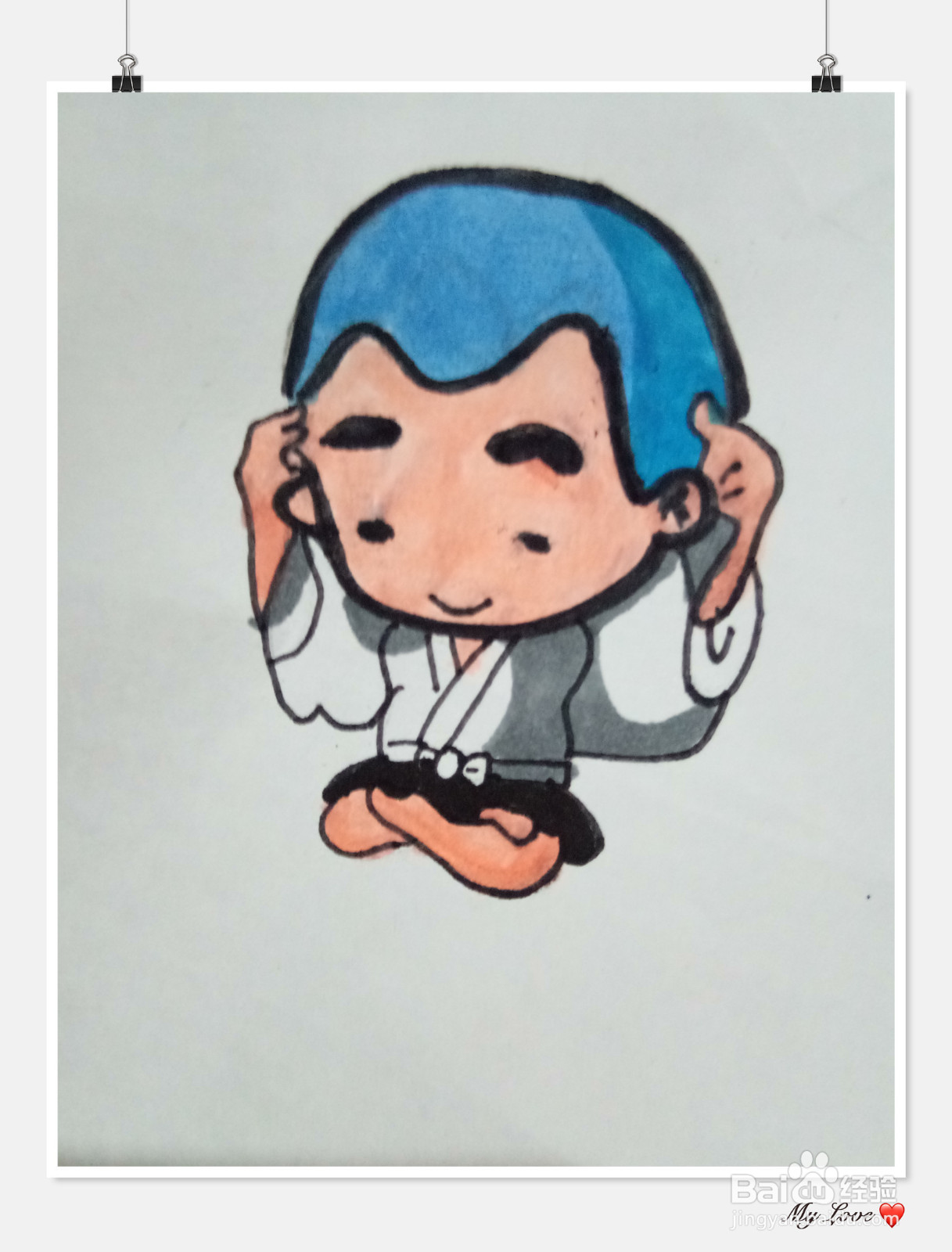 聪明的一休怎么画
