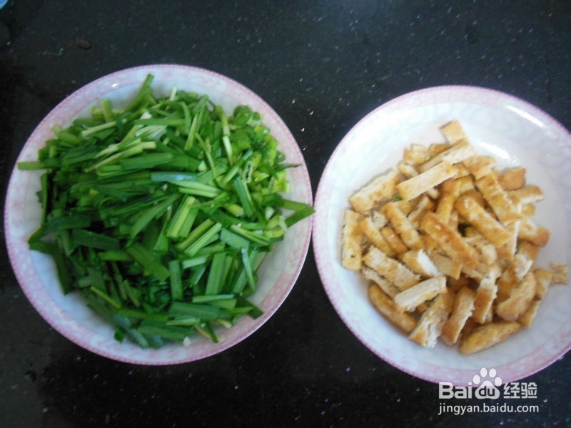 一学就会的家常菜——韭菜炒豆腐干