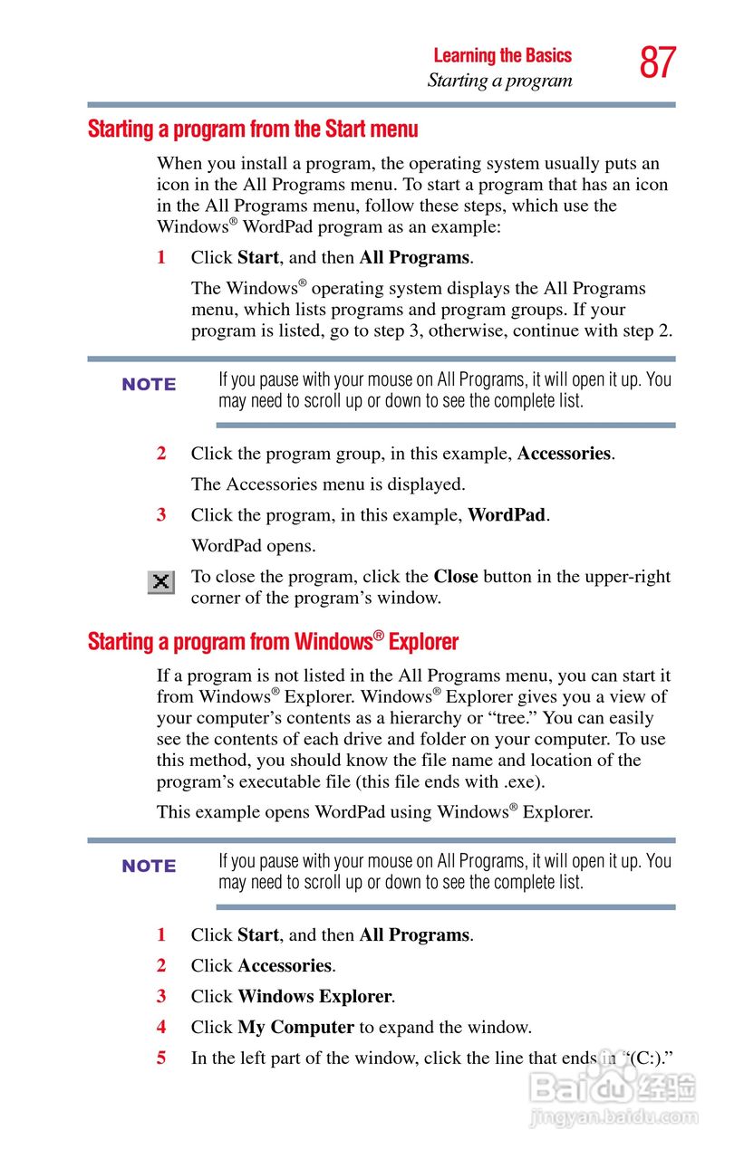 东芝NB300笔记本电脑使用说明书:[9]