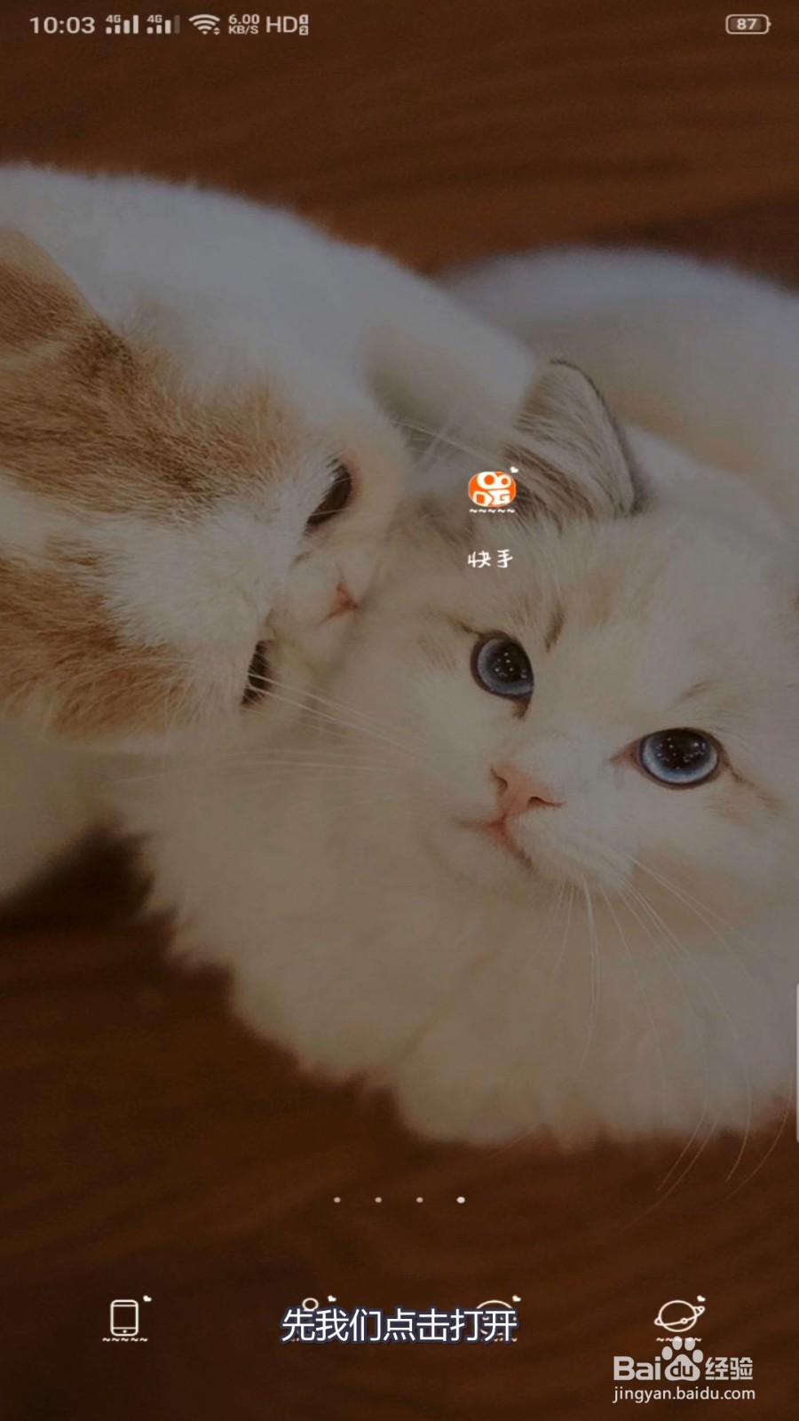 快手小森林特效怎么拍