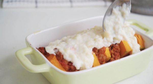 香浓芝士肉酱南瓜