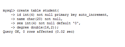 MySQL数据库常用命令