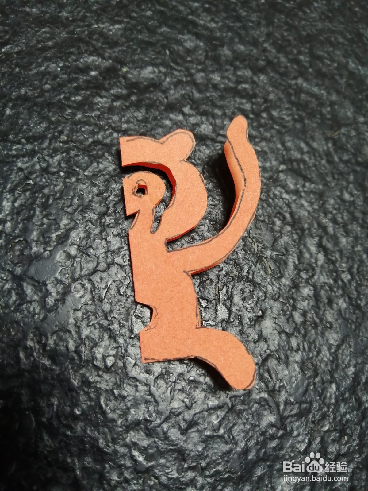 可爱的小猴子怎么剪