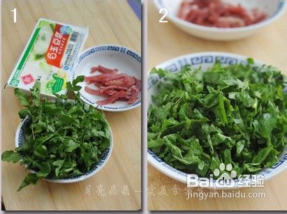 春天里的快手汤羹——荠菜豆腐羹