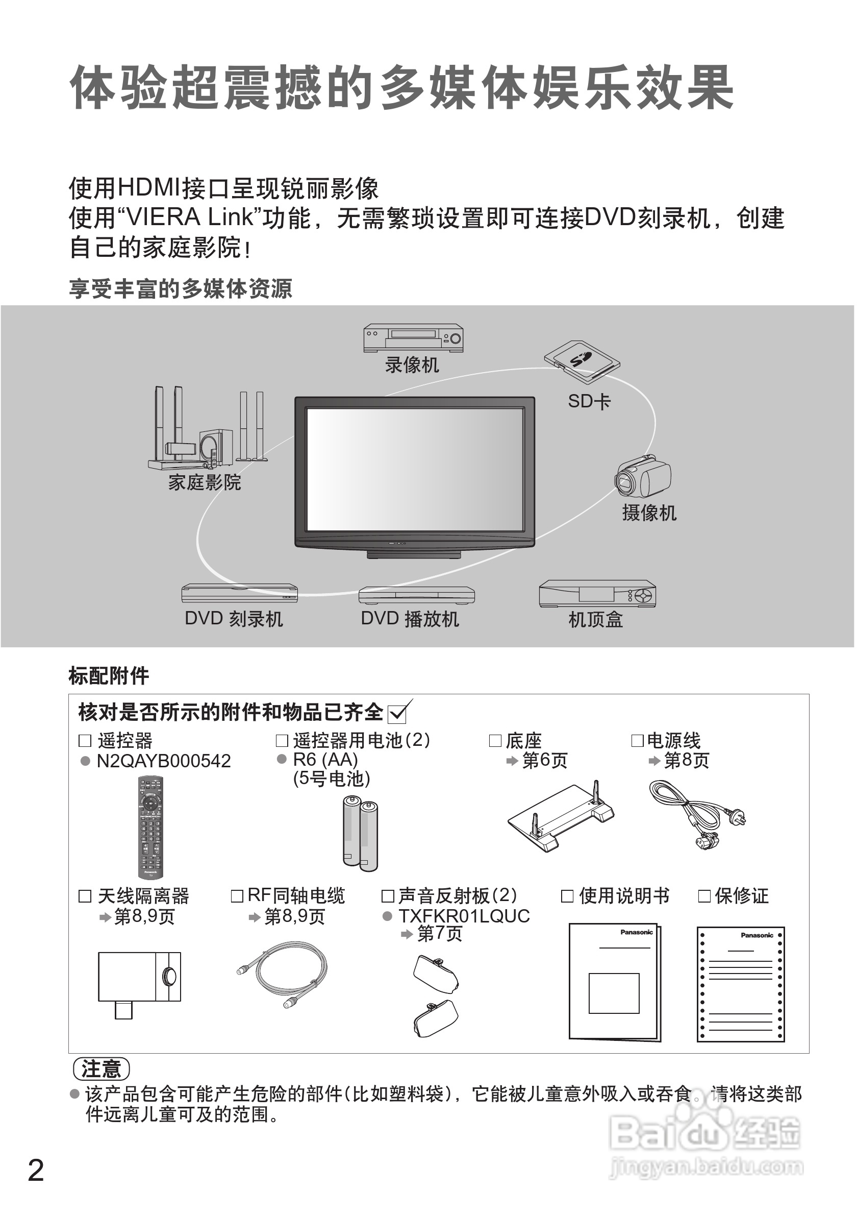 松下TH-P42C22C液晶彩电使用说明书:[1]