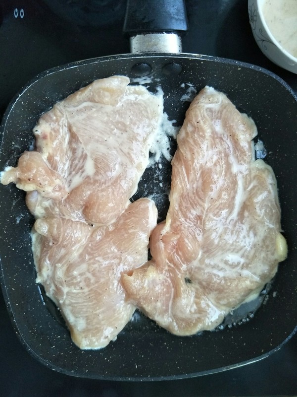 香煎鸡肉的做法