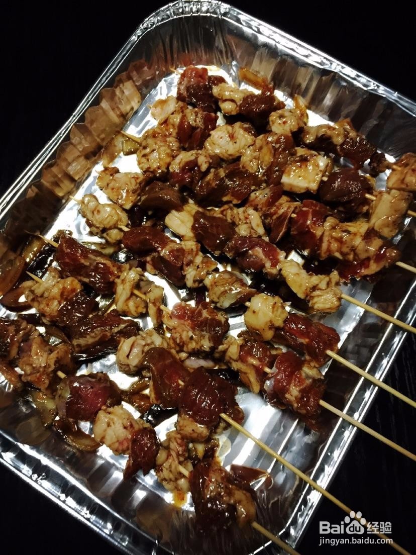 炸羊肉串的做法