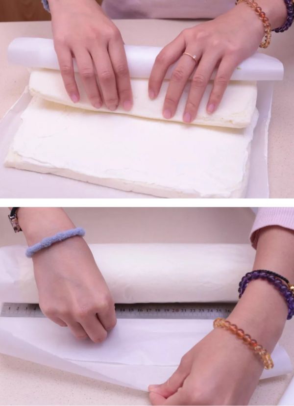 ❤️ 圣诞裱花蛋糕卷❤️