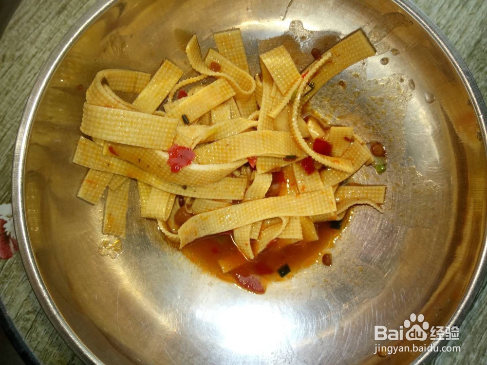 素炒豆腐皮的做法好吃简单