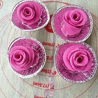 香槟玫瑰馒头（宝宝辅食）