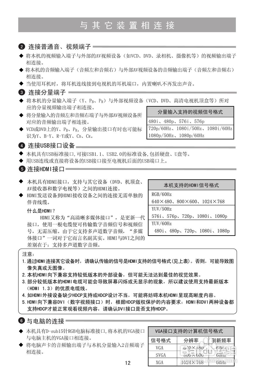 海信TLM37V88P液晶彩电使用说明书:[2]