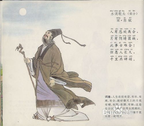 怎么学习《水调歌头.明月几时有》