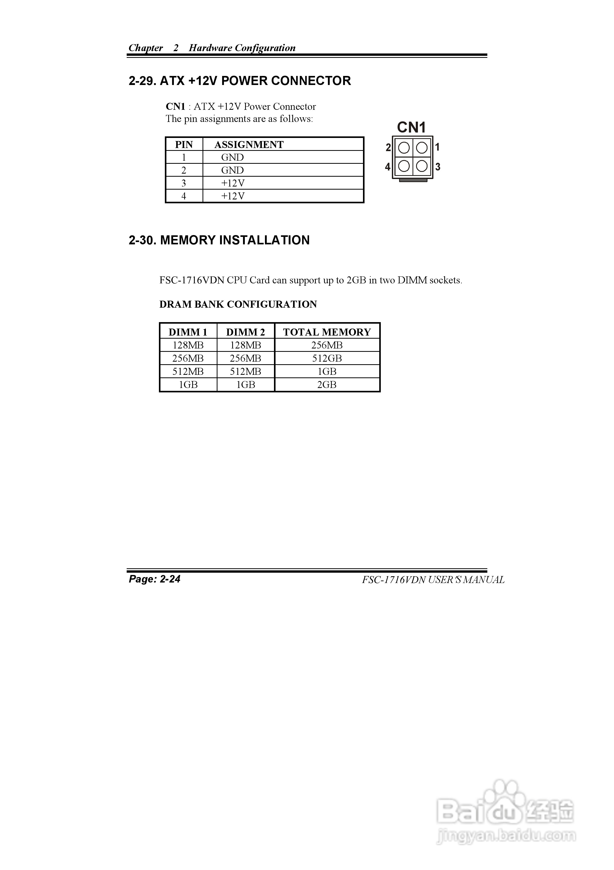 研祥FSC-1716VDN MANUAL工业级CPU板卡说明书:[4]