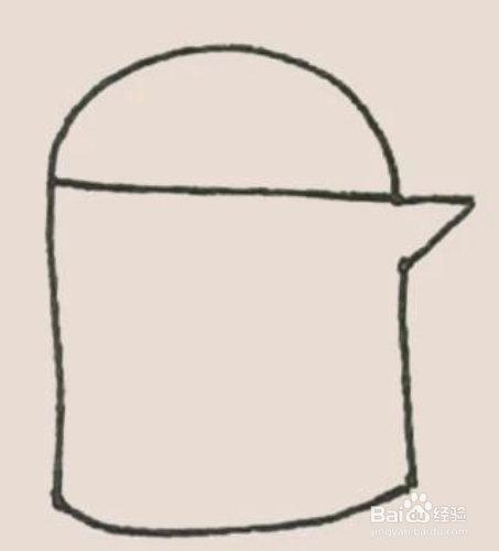 高大上油壶简笔画