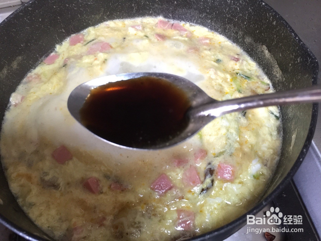 豆腐火腿蛋花汤的做法