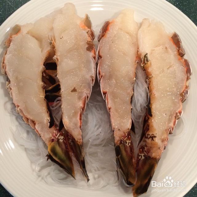 非常简单的蒜蓉粉丝蒸龙虾