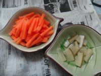 酸甜萝卜炒瘦肉