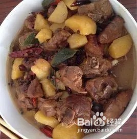 土豆炖野鸭