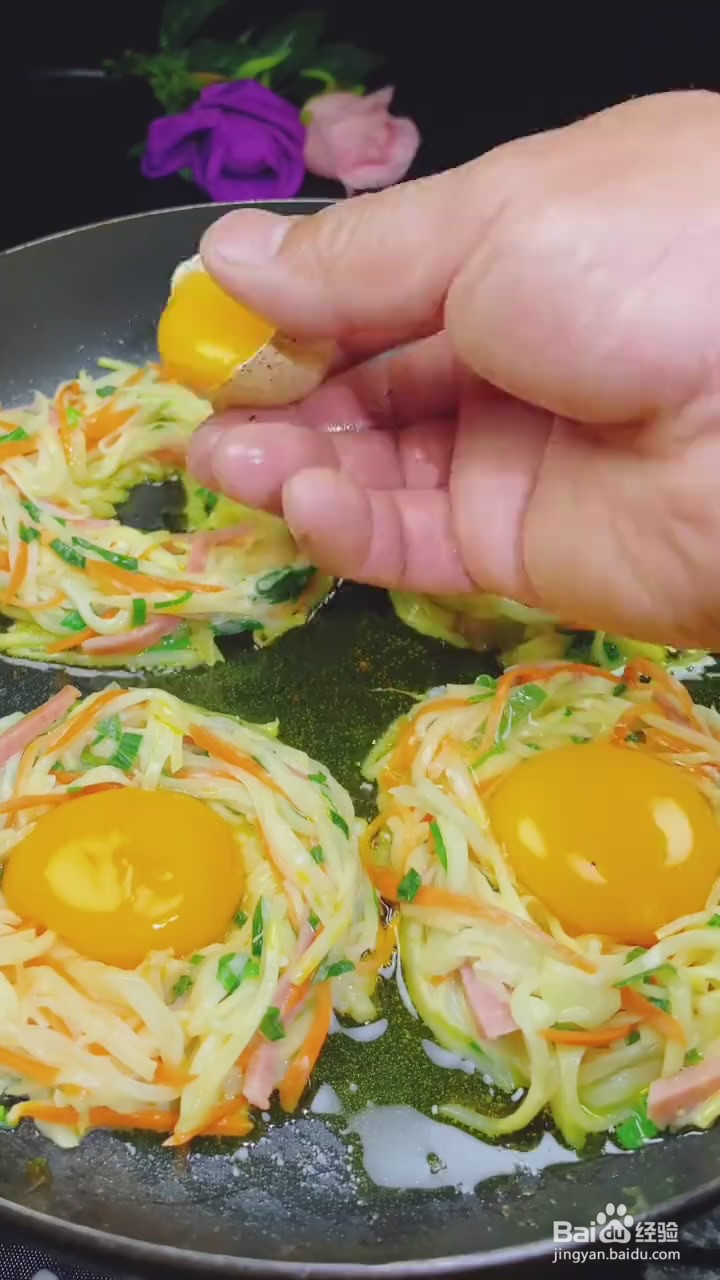 如何制作土豆丝鸡蛋饼