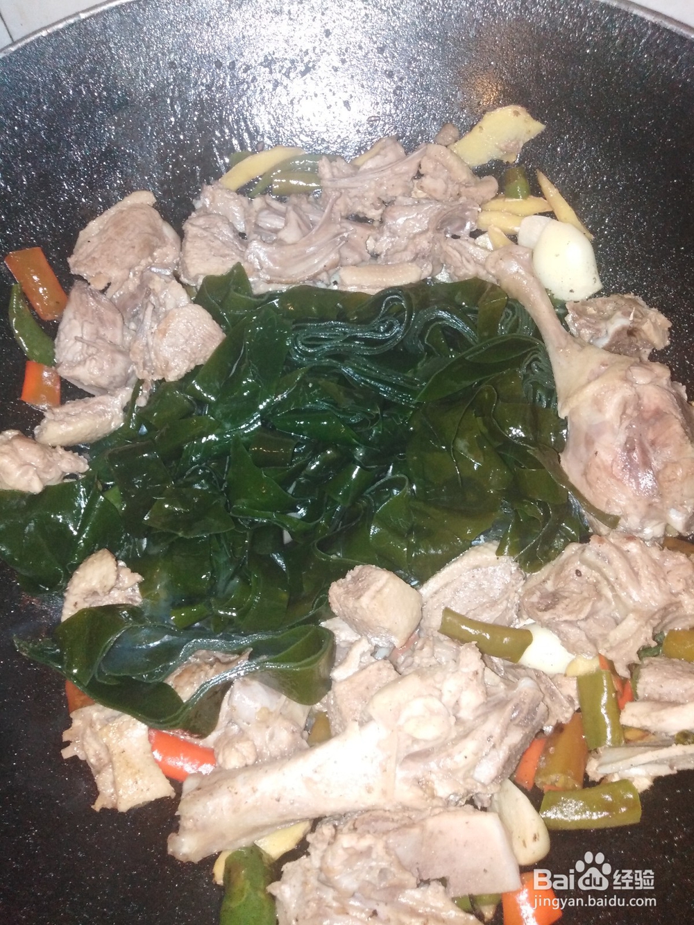 青海带如何炒鸭肉