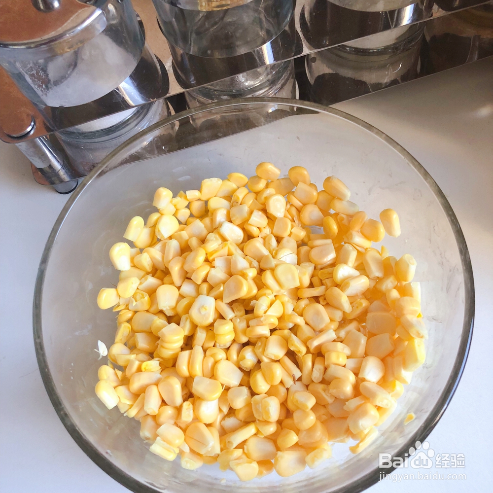 做家常菜黄金玉米烙的教程!