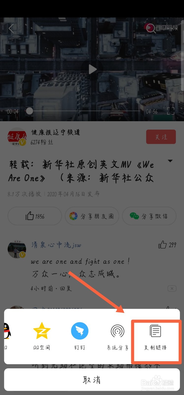 怎样把今日头条的视频下载到相册中