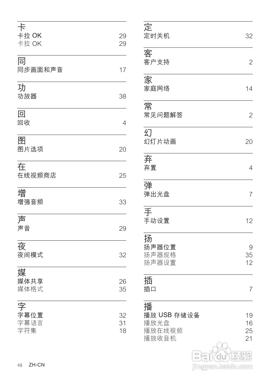 飞利浦HTB7590KD/98 5.1 家庭影院使用说明书:[3]