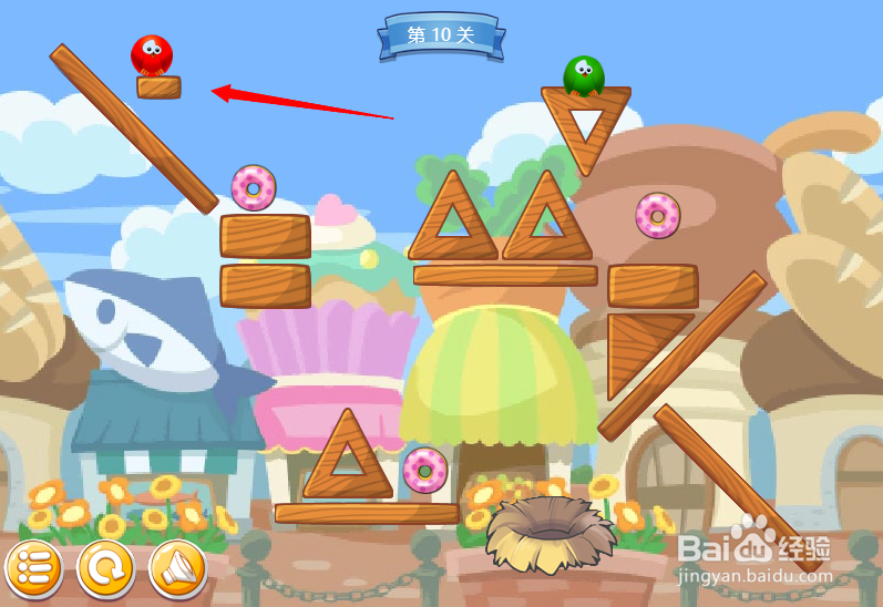 小游戏泡泡鸟历险记第10关