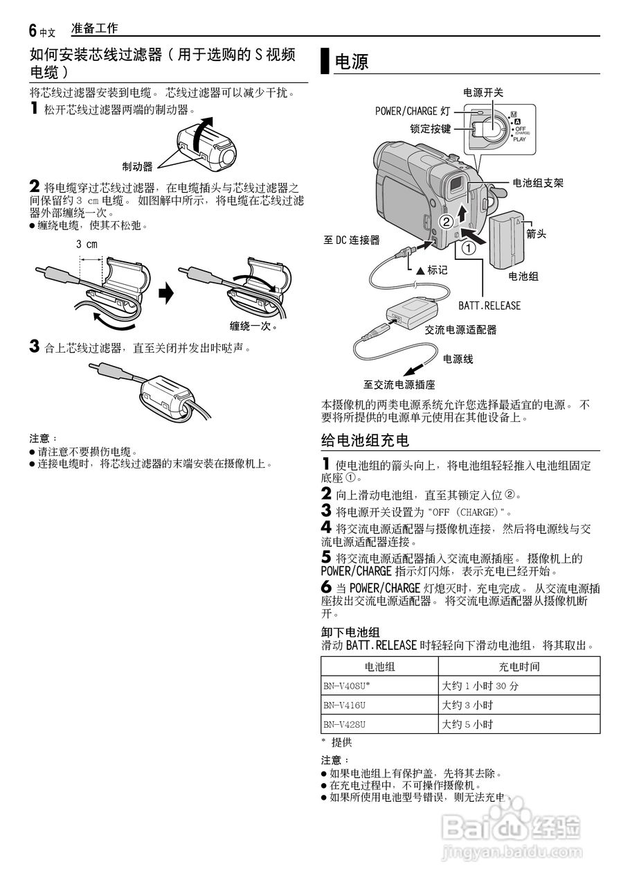 JVC GR-D228数码摄录一体机使用说明书:[1]