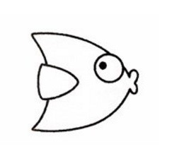简笔画系列，如何画亲亲小鱼