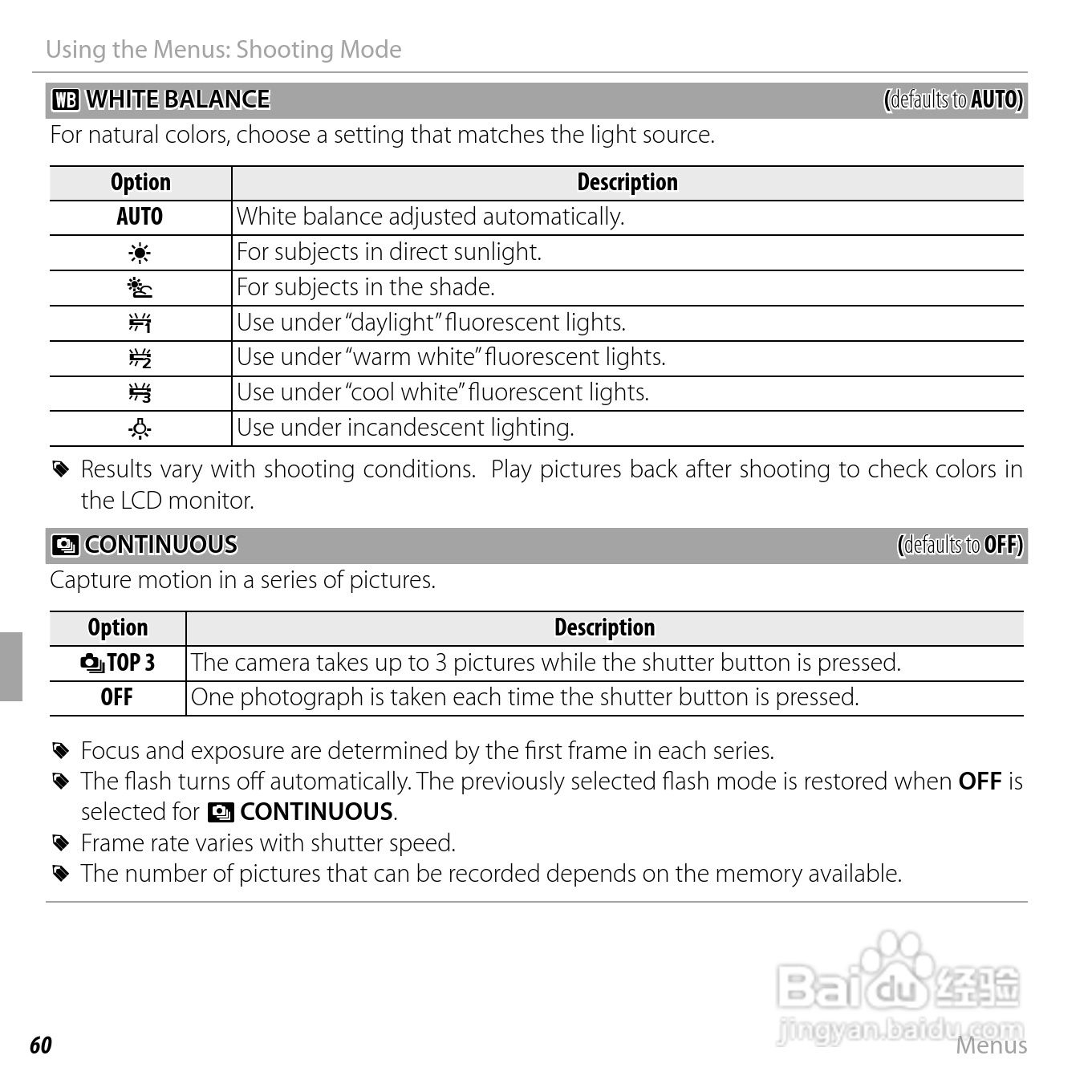 富士FinePix JV200 series数码相机说明书:[8]