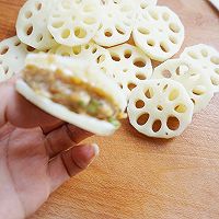 香炸藕盒的制作