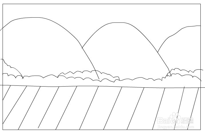 flash如何绘制一个田野场景