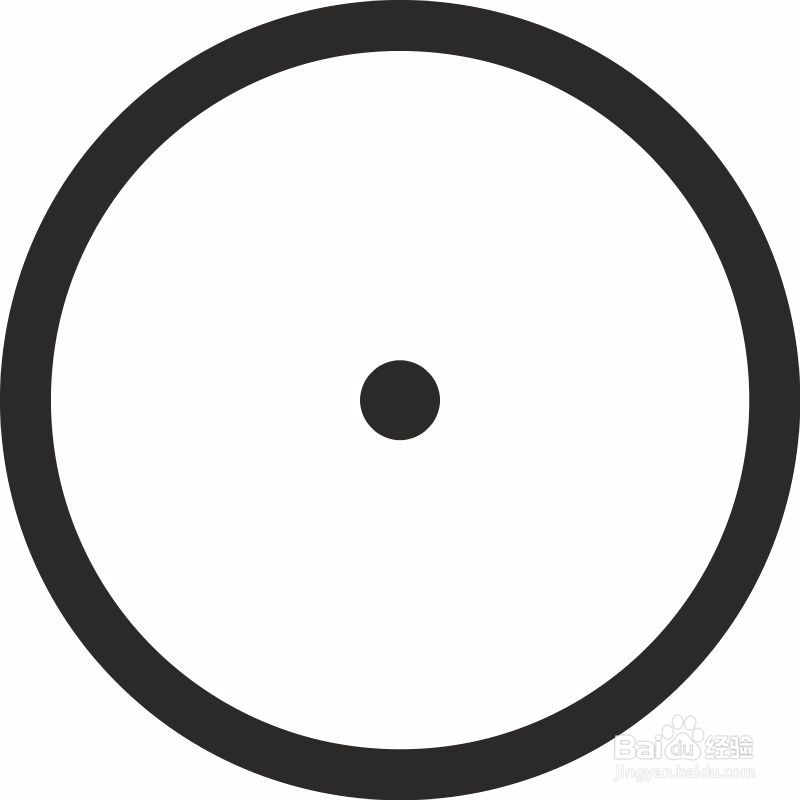 PS如何把圆分五等份